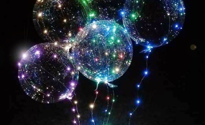 بادکنک بوبو بالن با ریسه ی ال ای دی