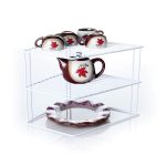 آبچکان و قفسه ی ظروف دکوری رومیزی گوشه ای