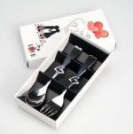 ست قاشق چنگال کادویی طرح قلب