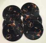 زیر لیوانی طرح سنگ شیار دار