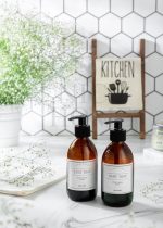 جا مایع دستشویی شیشه ای