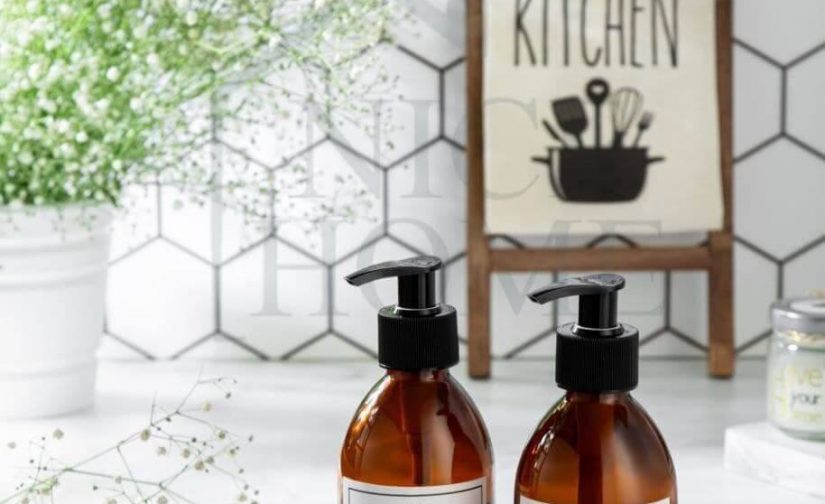 جا مایع دستشویی شیشه ای
