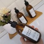 جا مایع دستشویی شیشه ای