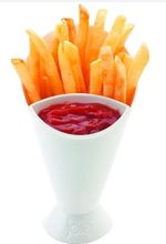 ظرف مخروطی سرو سیب زمینی