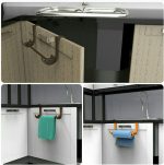 آویز حوله و دستمال کابینتی