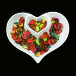 اردو خوری سرامیکی طرح دو قلب