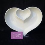 اردو خوری سرامیکی طرح دو قلب