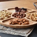 ظرف سرو گردان بامبوم مدل Victoria