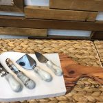 ست کارد صبحانه خوری طرح سنگ مرمر