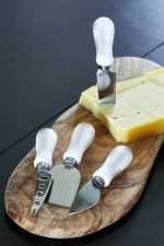 ست کارد صبحانه خوری طرح سنگ مرمر