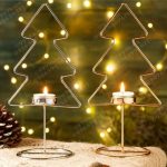 جا شمعی طرح کاج