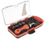 مجموعه 38 عددی سری بکس و پیچ گوشتی GEAR POWER مدل HZF-8217