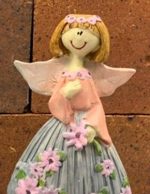 مجسمه فرشته های بالدار جفتی