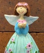 مجسمه فرشته های بالدار جفتی