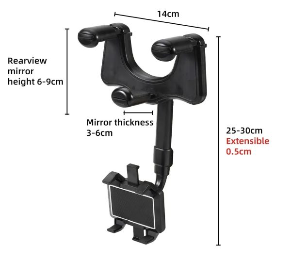 هولدر موبایل آیینه ای car holder