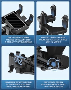 هولدر موبایل آیینه ای car holder