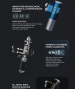 مینی ماساژور تفنگی KICA 3 دو سر با فرکانس بالا