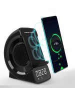 اسپیکر و ساعت رومیزی WD-200 با قابلیت وایرلس شارژ