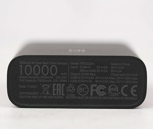 پاوربانک اولترا شیائومی 10000