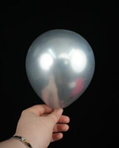 بادکنک کروم نقره ای