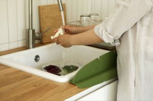 آبگیر روشویی طرح برگ flp